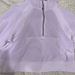 lululemon athletica Lavender Half-Zip Top